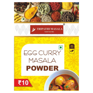 Egg Curry Masala | Carton Pack | Authentic Indian Spice Blend for Egg Curry | Tripathi Masala